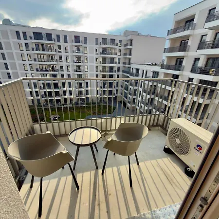A Modern With Air Conditioning And A Balcony Lejlighed