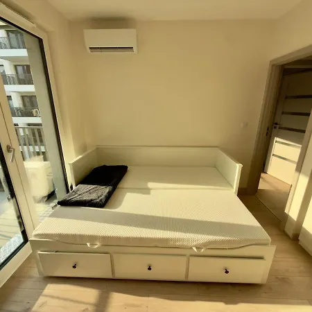 A Modern With Air Conditioning And A Balcony